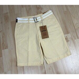 Y2K Urban Pipeline Shorts / With Belt / Yellow / New With Tags / Size 29
